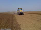 Trimble DGPS Autopilot na pásovém traktoru Challenger